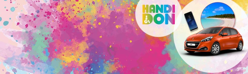 Jouez, gagnez et donnez à l'APF avec Handidon 2018