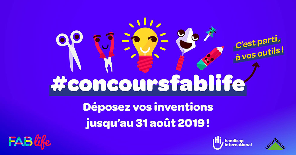 Concours Fab Life 2019, à Vos Inventions Pour Faciliter Le Quotidien Des Personnes Handicapées