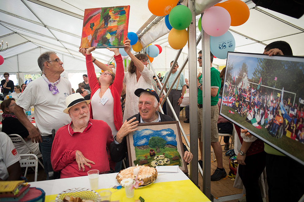 Jean Vanier Aux 50 Ans De L’Arche En 2014