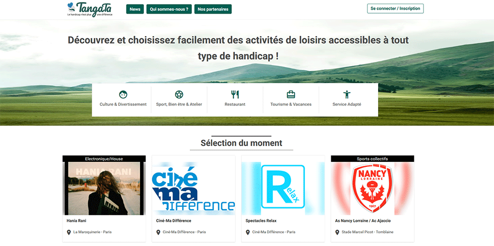 Découvrez Tangata, Et Trouvez Des Activités Adaptées à Votre Handicap