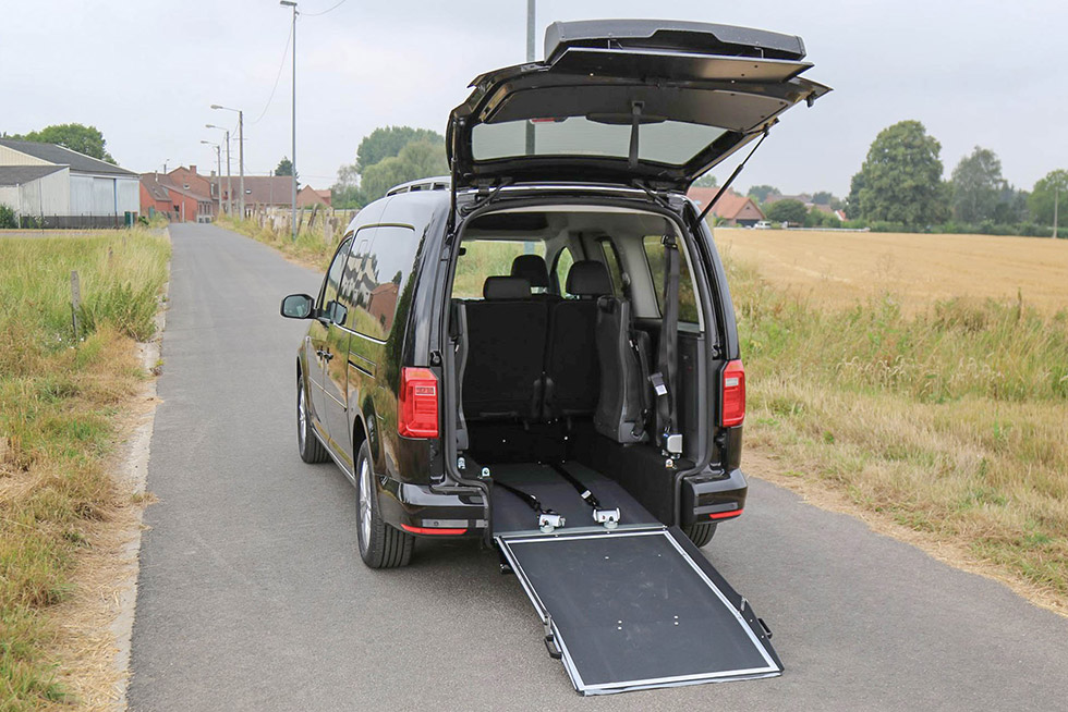 Citroën Jumper TPMR Triflex Easy L2H2, sangles d'arrimages dans le