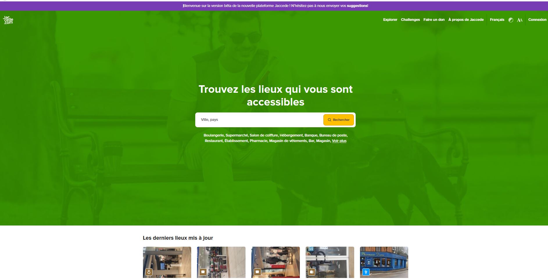 Le Guide Collaboratif Jaccede évolue ! Découvrez Vite Une Multitude De Lieux Accessibles