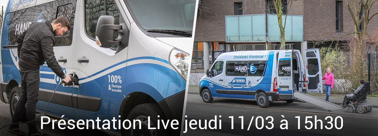 Handynamic Vous Présente Son Renault Master Z.E. TPMR  En Live !