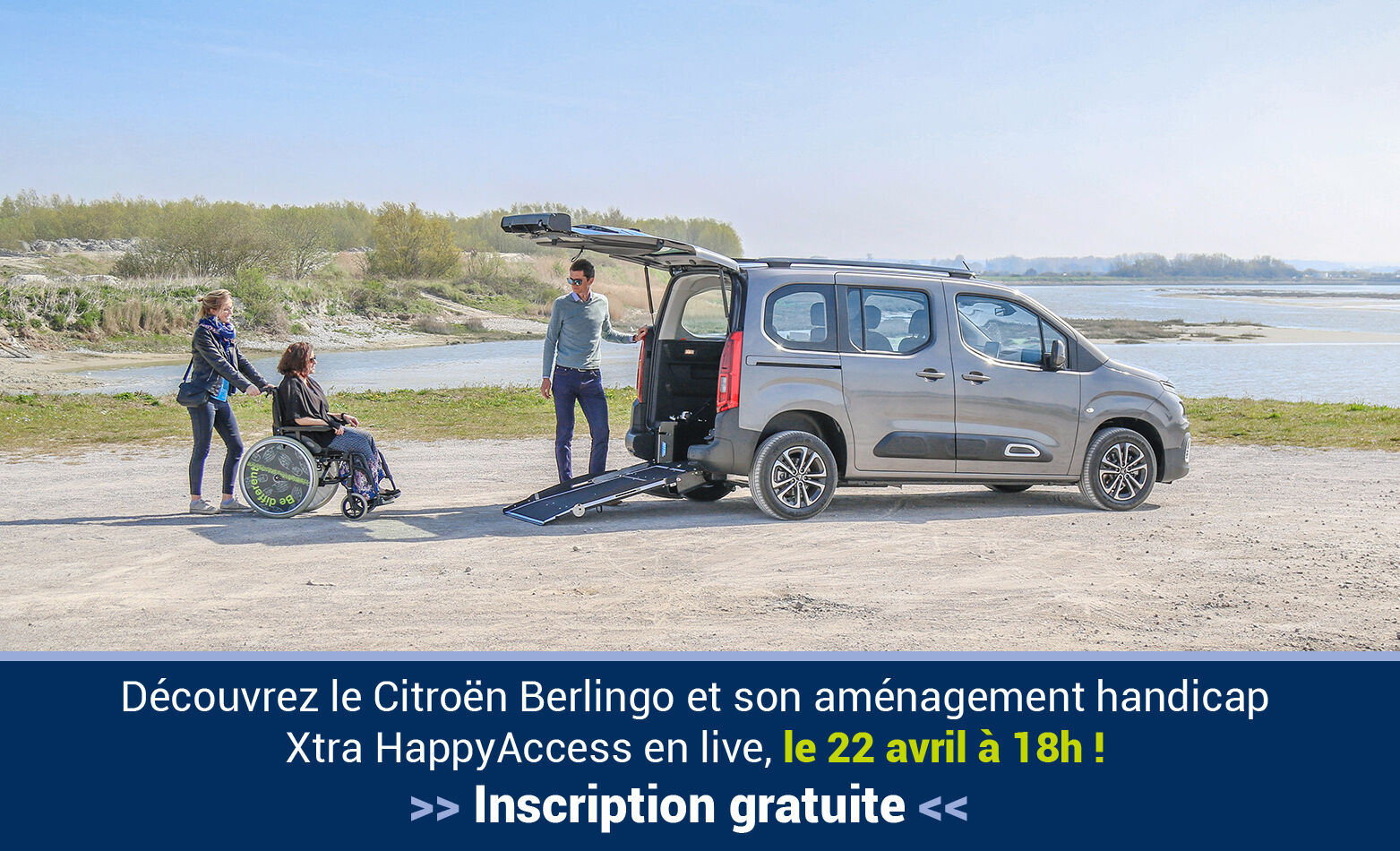 Handynamic Vous Présente Son Citroën Berlingo Xtra HappyAccess… En Live !