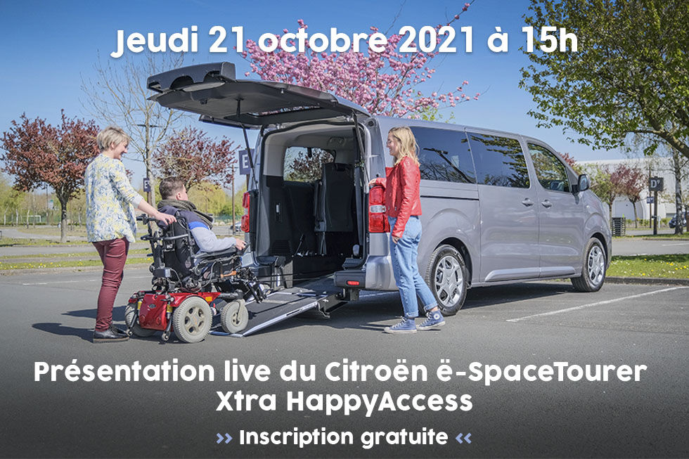 Handynamic Vous Présente Son Citroën ë-SpaceTourer Xtra HappyAccess… En Live !