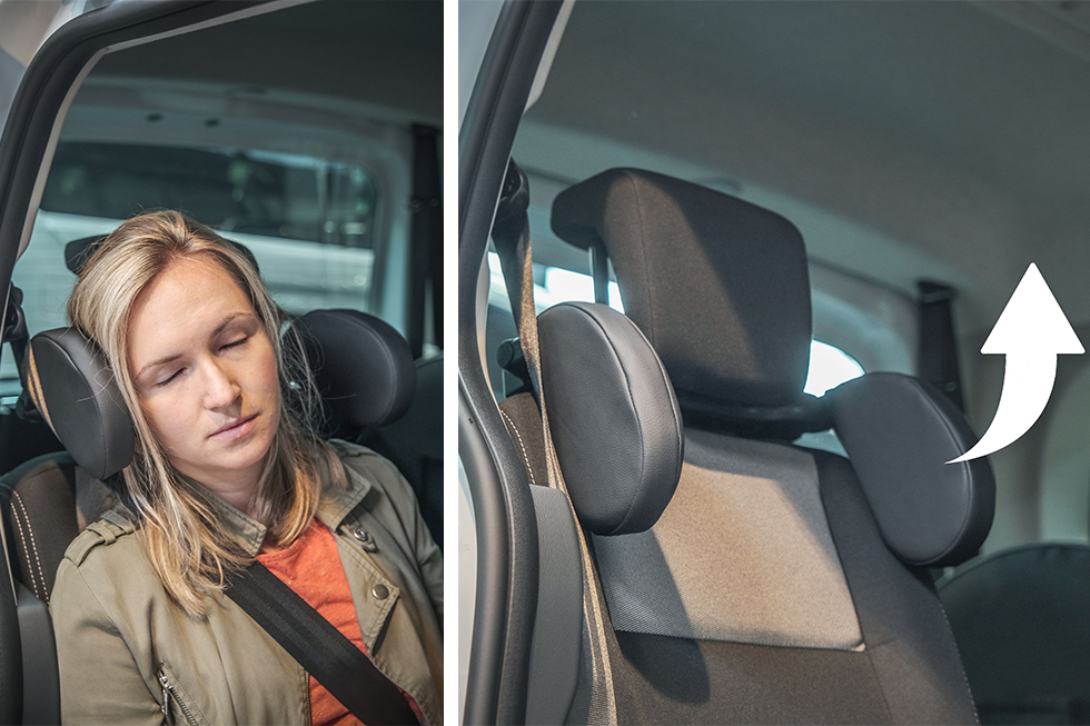  Soutien de la tête de voiture pour enfants, oreiller