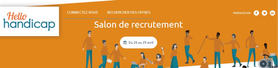 Salon De Recrutement Sur Internet : Hello Handicap !