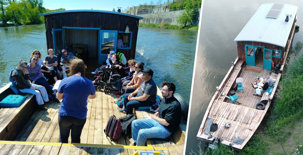 Découvrez la Loire à bord d'un bateau 100 % accessible, le CabochéR !