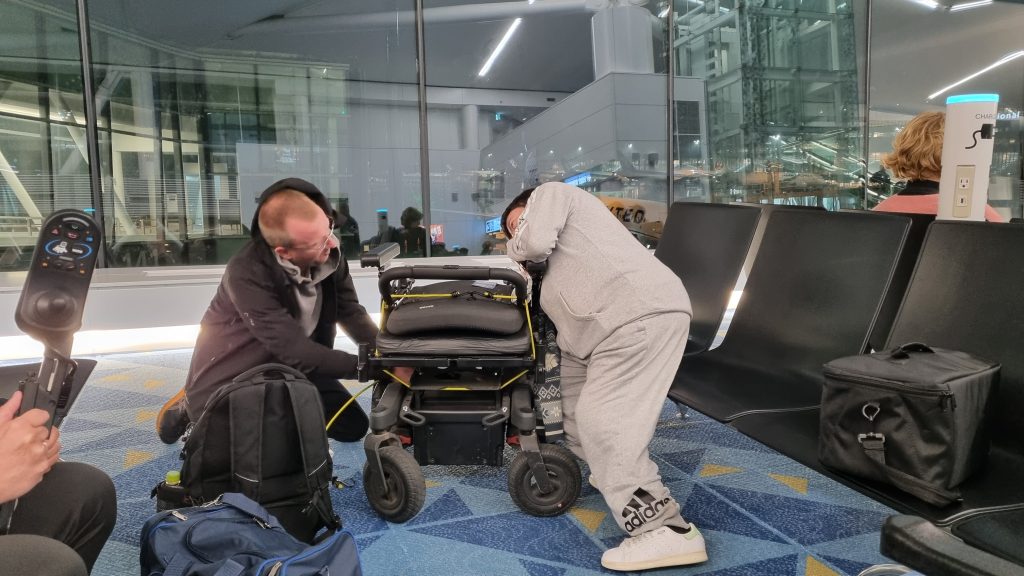 Prépa fauteuil avion bis