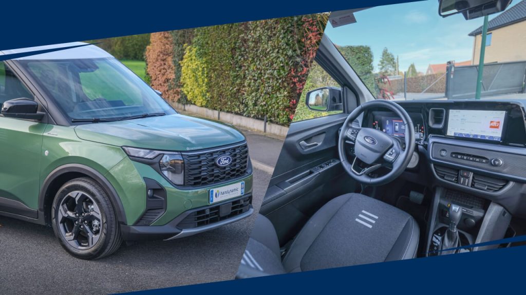 Le Ford Tourneo Courier affiche un look plus moderne et propose de nombreux équipements de série