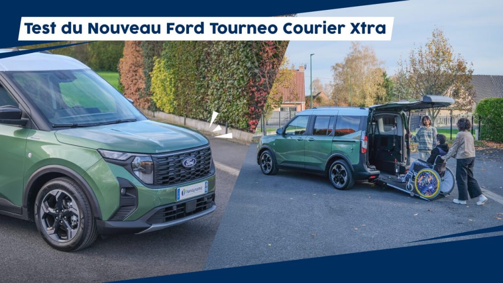 Découvrez le test du Ford Tourneo Courier Xtra proposé chez Handynamic